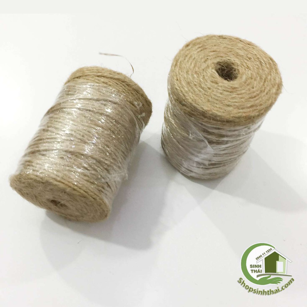 Dây thừng gai - dây gai - dây cói - dây bố thô trang trí handmade - 1 cuộn sợi nhỏ