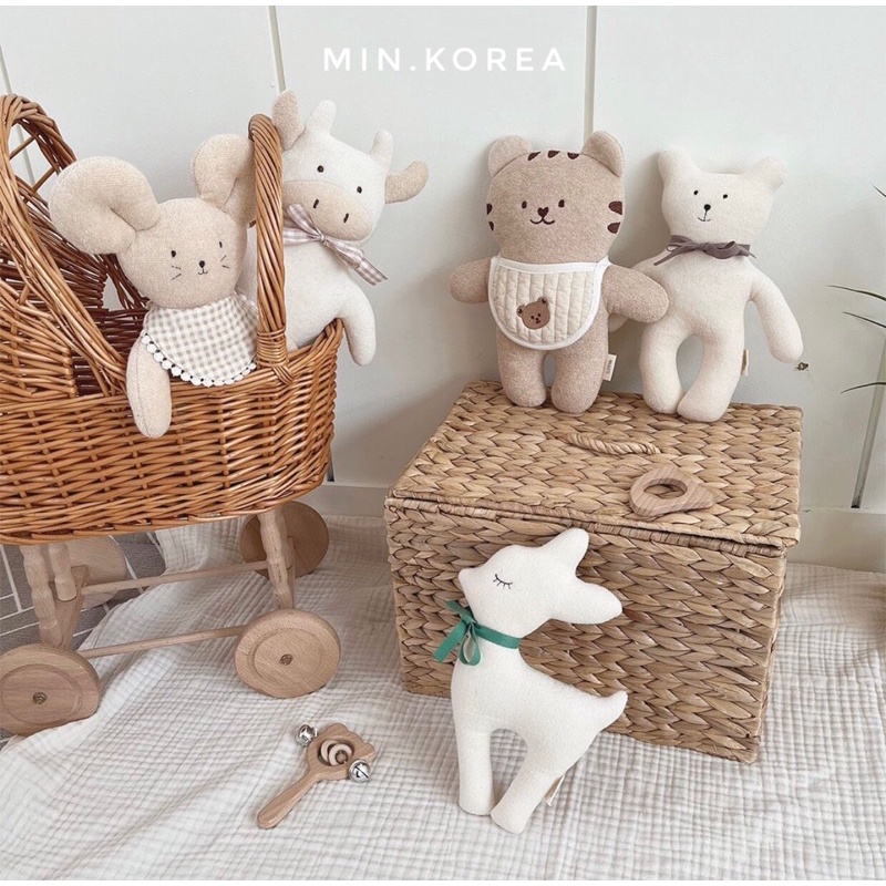 &lt;Có Sẵn &gt; THÚ BÔNG ORGANIC MALOLOTTE HÀN QUỐC - MADE IN KOREA