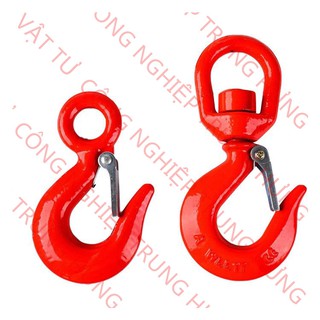 MÓC CẨU XOAY - 1, 2, 3, 5 TẤN  Móc Cẩu Chốt An Toàn – Chịu Lực Cao, Chất Liệu Siêu Bền