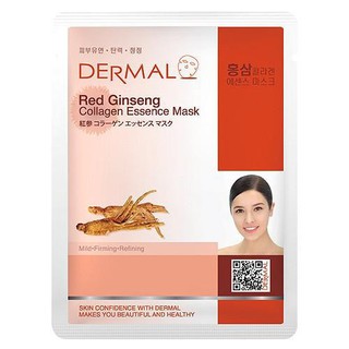 Mặt Nạ Dermal Hồng Sâm Collagen Essence Mask