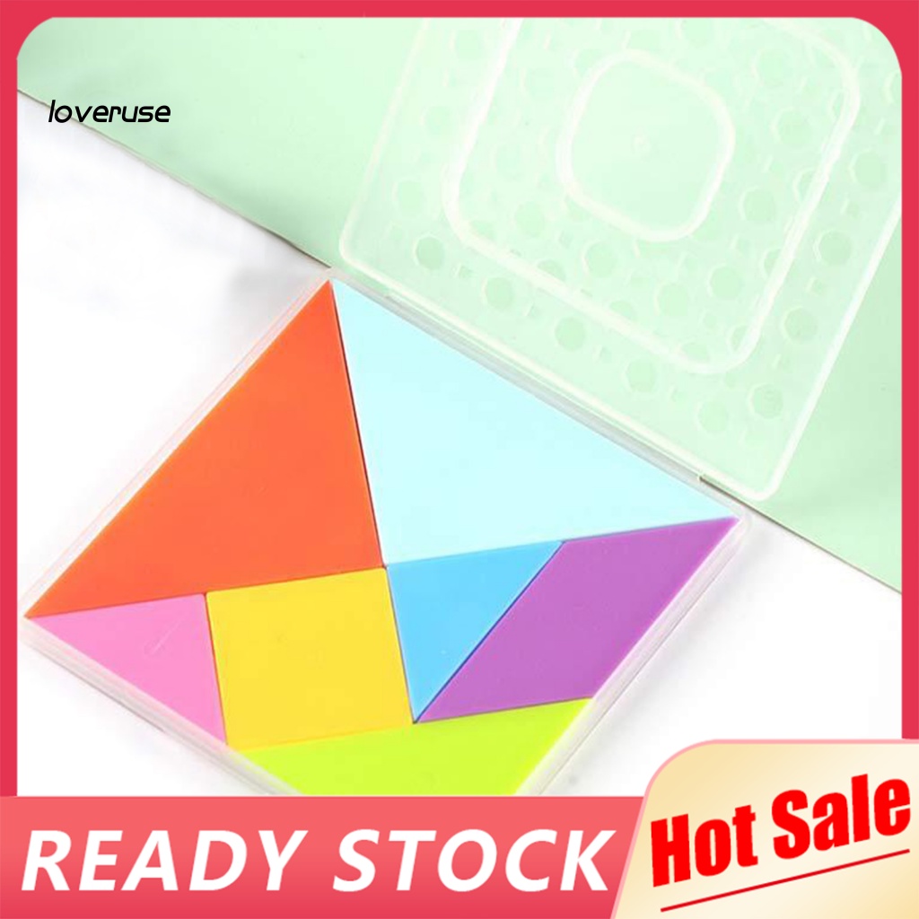 Bộ Đồ Chơi Ghép Hình Tangram Phát Triển Trí Thông Minh Cho Trẻ Mẫu Giáo
