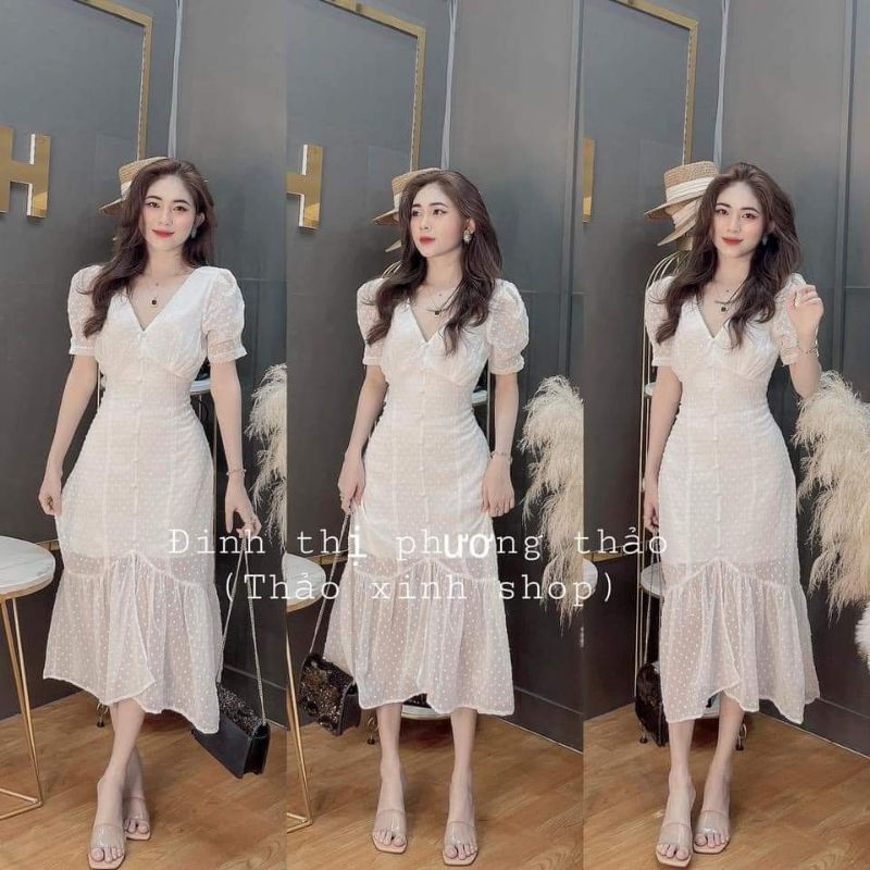 Váy ren đuôi cá thuỷ tiên