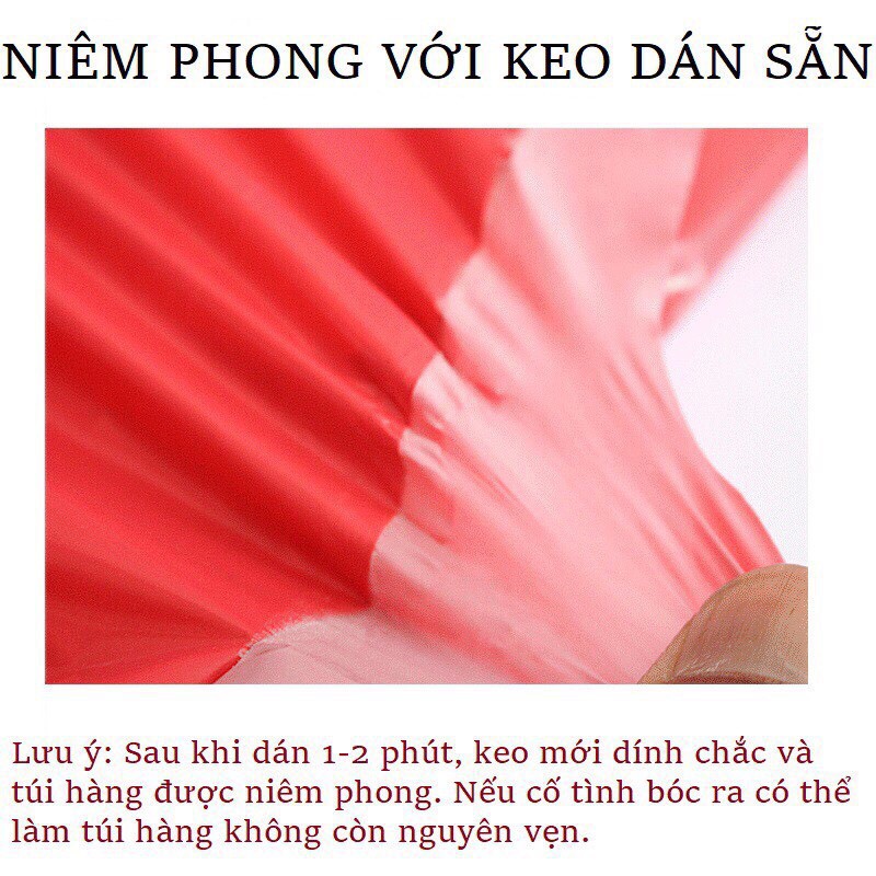 Túi gói hàng niêm phong Size 17x30 Cuộn 100 Túi Có Keo Dán Bảo Mật - MG1 98