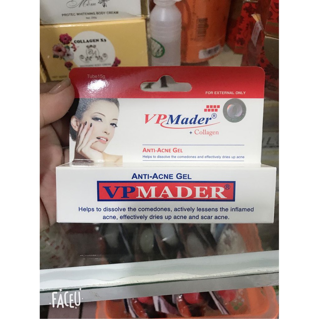 Kem bôi mụn đẹp da VP MADER collagen