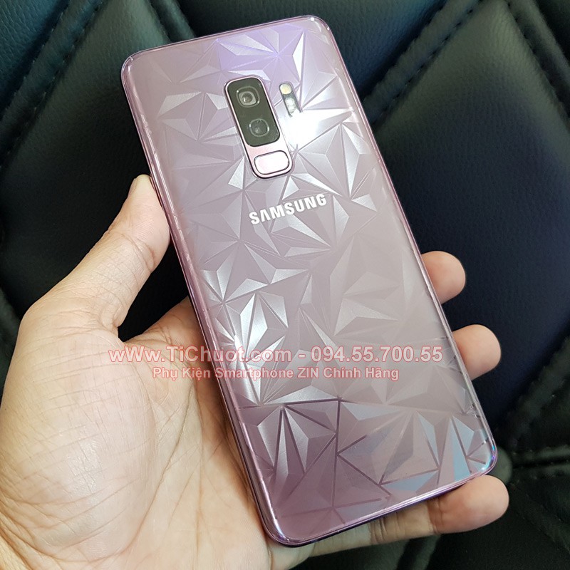 Dán Dẻo 3D Kim cương Samsung S9/ S9 Plus Mặt Sau