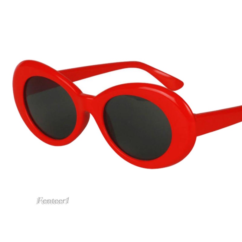 [Fenteer1] Kính Mát Thời Trang Tròng Oval Lấy Cảm Hứng Từ