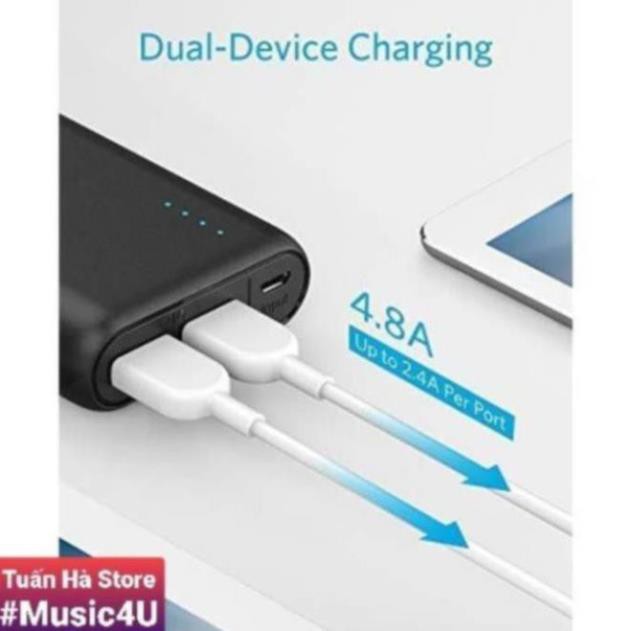 Pin dự phòng Anker PowerCore 20100 - A1271, lõi pin LG, siêu bền bỉ [Music4U]