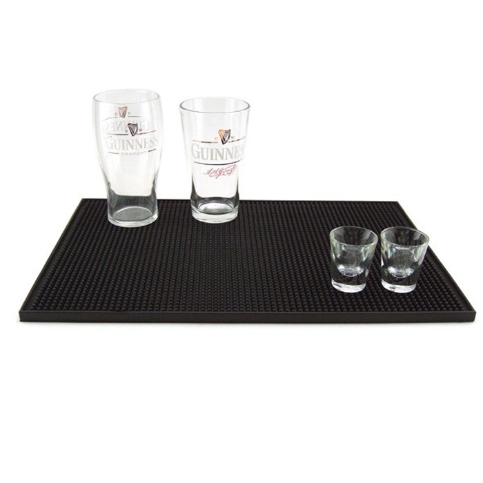 Thảm trải bar thảm lót quầy pha chế 30x45cm pha Espresso cafe rang xay tấm lót cao su chống rỉ nước