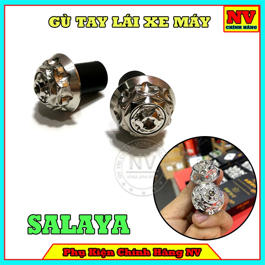 Cặp Gù Tay Lái Salaya Mẫu 3 Inox 304 Đặc