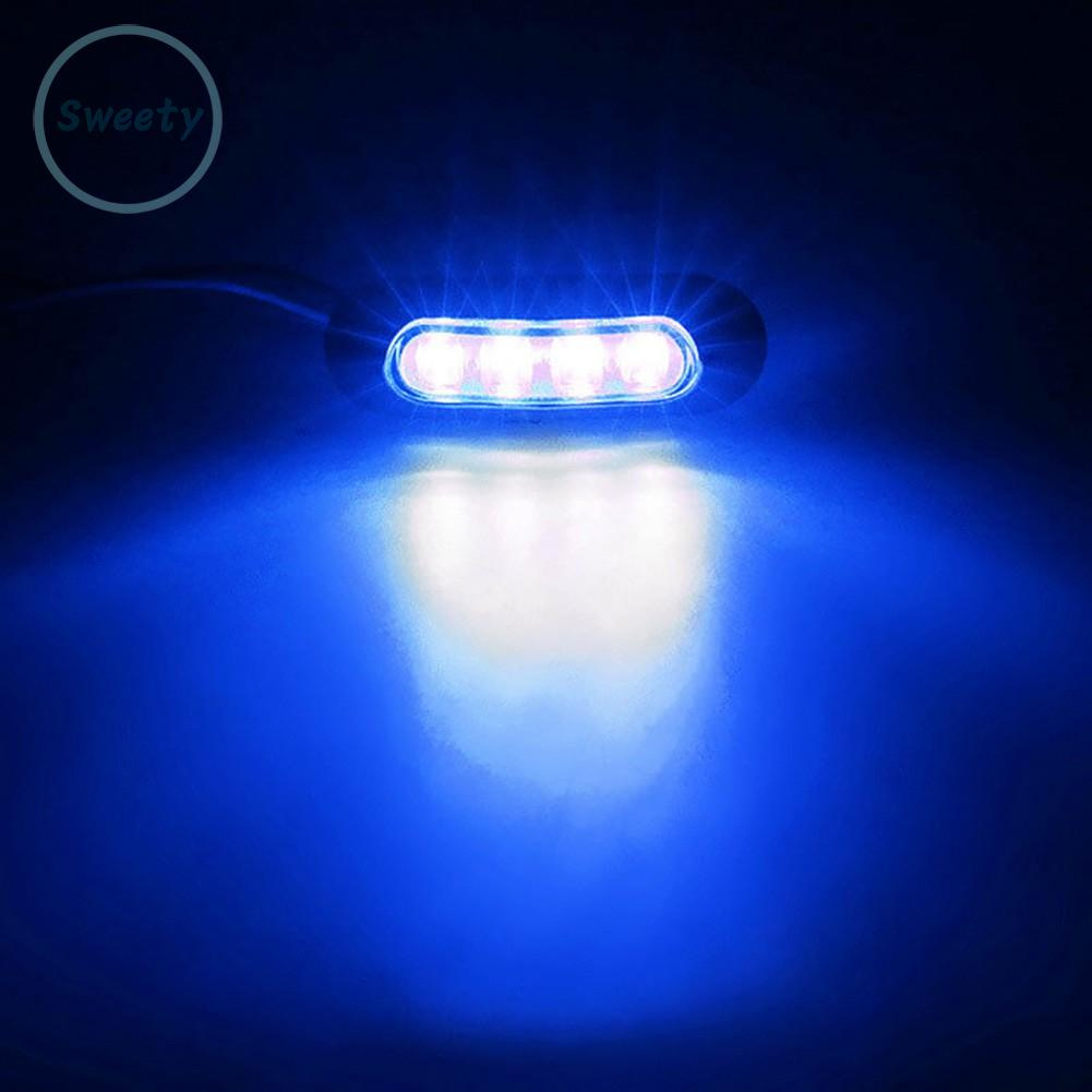 Đèn Led 4 bóng 12-24v chống thấm nước tiện dụng cho xe tải