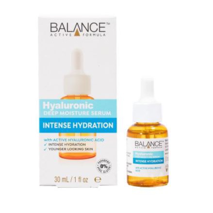 Combo trắng da căng mượt serum Vitamin C + serum Hyaluronic Balance Active Formula 30ml/ chai