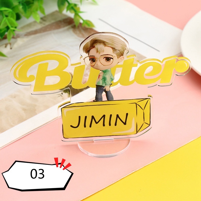 Mô Hình Nhân Vật Jin / Suga J-Hope Rm Jimin V Jung Vartoon Dễ Thương Để Bàn Trang Trí Nhà Cửa