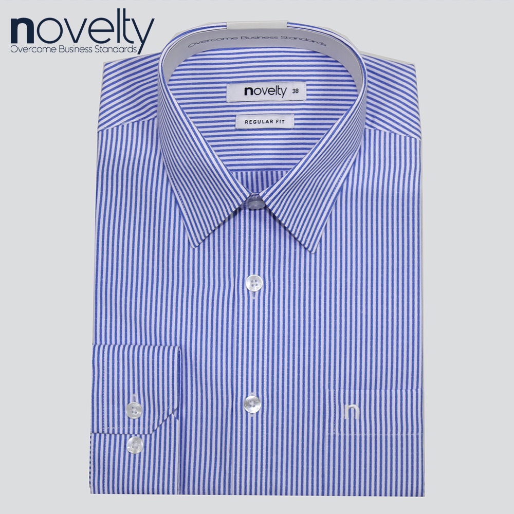 Áo Sơ Mi Nam Novelty Tay Dài Kẻ Sọc Caro Regular fit 212818D