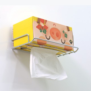 Giá để hộp giấy ăn dán hít