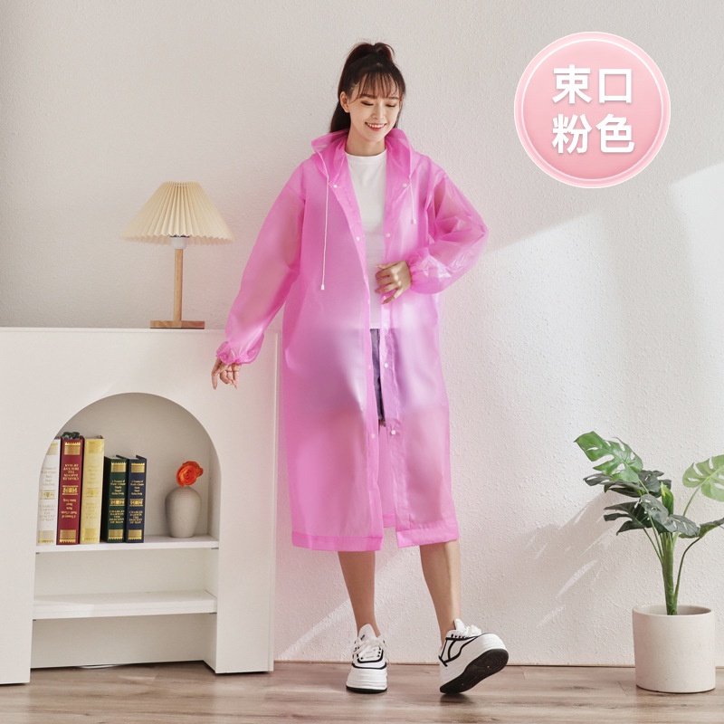 Áo Mưa Bằng EVA Chống Nước Có Thể Tái Sử Dụng Cho Người Lớn