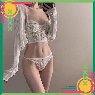 Bộ đồ lót thêu hoa siêu đẹp, set 2 món
