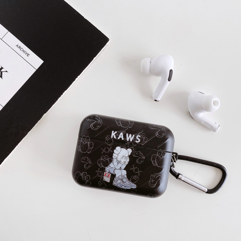 Vỏ Bảo Vệ Hộp Sạc Tai Nghe Airpods In Hình Ảnh Kaws Cá Tính