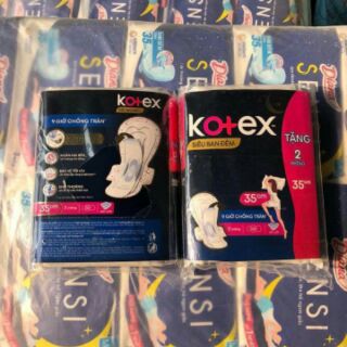 Gói 2 miếng bvs kotex ban đêm 35cm