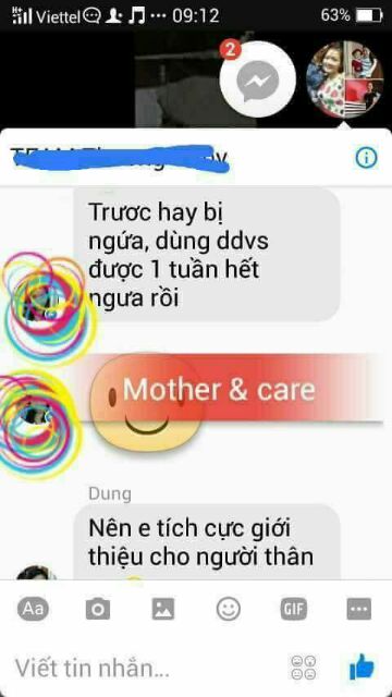 DUNG DỊCH VỆ SINH MOTHER AND CARE
