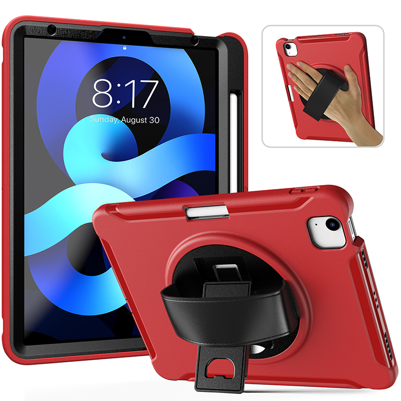Bao Da Máy Tính Bảng Có Giá Đỡ Xoay 360 Độ Chống Vỡ Kèm Ngăn Đựng Bút Cho iPad Air 4 10.9 inch 2020 iPad Pro 11