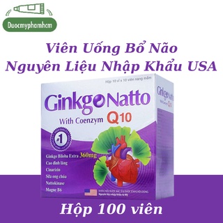 Viên Uống Bổ Não GINKGO NATTO COENZYM Q10 - GIÚP TĂNG CƯỜNG LƯU THÔNG TUẦN HOÀN NÃO