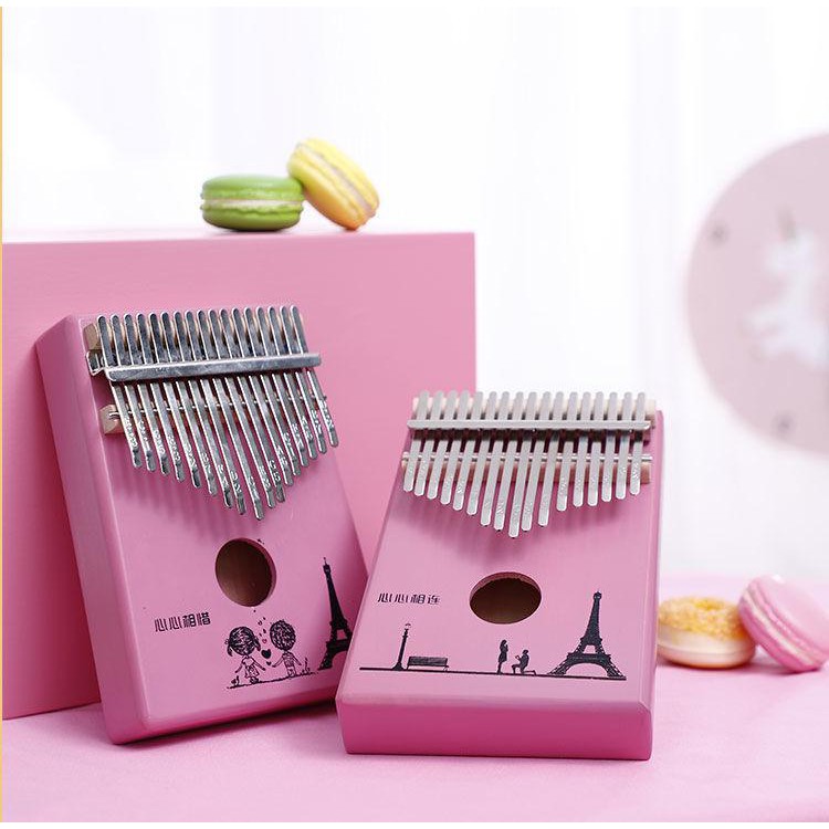 Đàn Kalimba Săc Màu In Hình KUTE