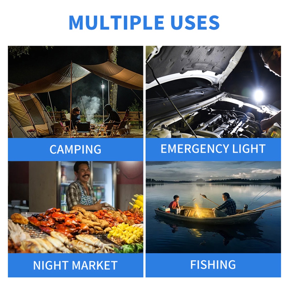 Đèn led Năng Lượng Mặt Trời 500W Kèm Sạc USB Tiện Dụng