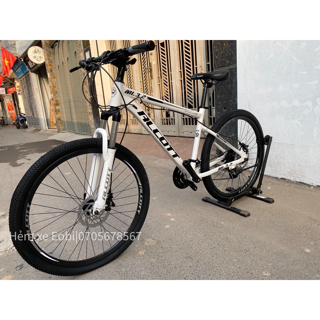Xe đạp Alcott ML 3.2 Phanh Dầu Giá Rẻ 3 Màu Trắng, Cam, Xanh Mint