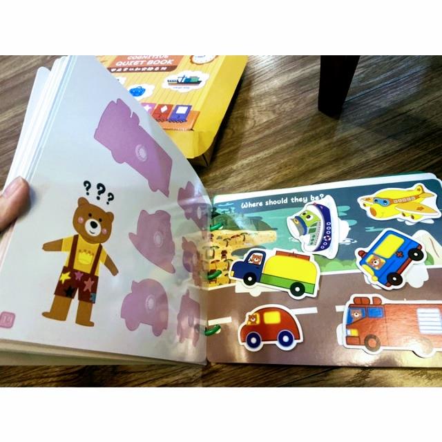 Bộ sách bìa cứng bóc dán 17 chủ đề thông minh cho bé