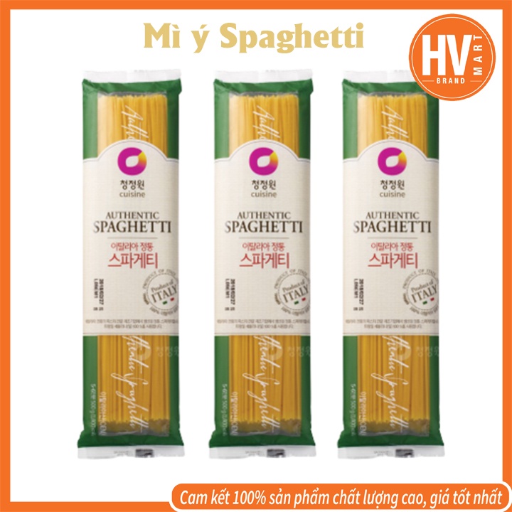 [Hàng Sale] Mì Spaghetti Chungjungone Hàn Quốc. Mì Sợi Dai Ngon. Làm Mì Ý Ngon Tuyệt