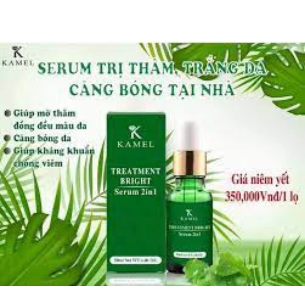 [Chính Hãng] Serum Xoá Thâm Nám Và Căng Bóng 2 In 1 KAMEL TREATMENT 10ml (mẫu mới)