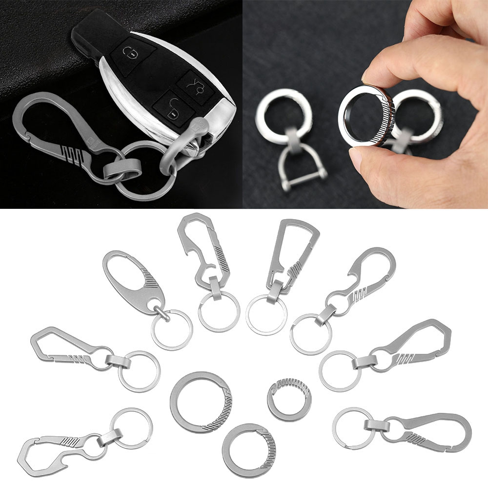 Móc khóa bằng hợp kim titan siêu nhẹ cao cấp