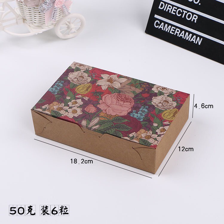 Hộp Giấy Đựng Bánh Kẹo Tết, Bánh Trung Thu Diy Phong Cách Retro
