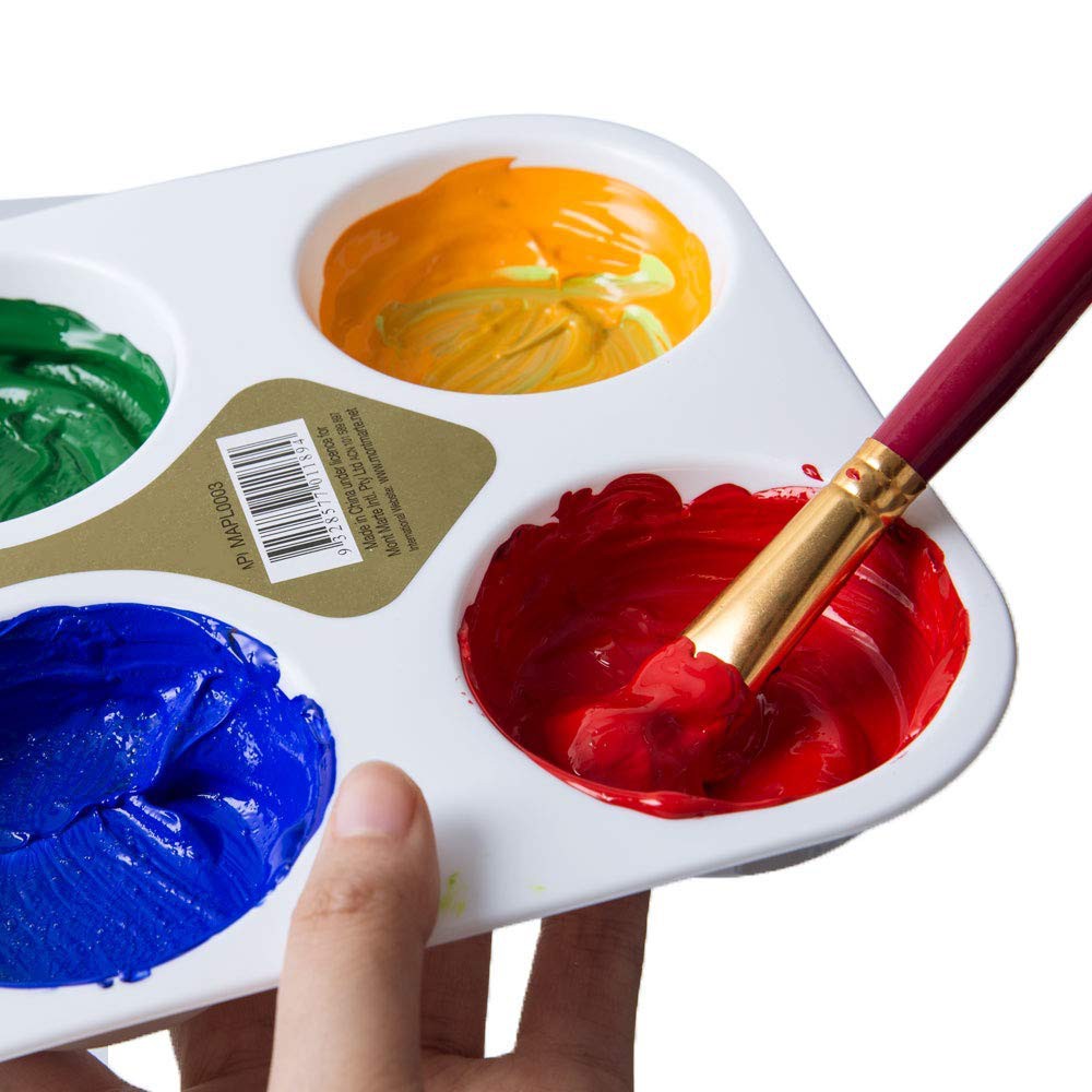 KHAY PHA MÀU 6 Ô MONT MARTE - MONT MARTE DEEP WELL PLASTIC PALETTE 6 HOLE