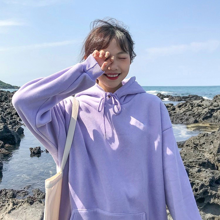 Áo HOODIE BASIC cao cấp, áo nỉ bông trơn