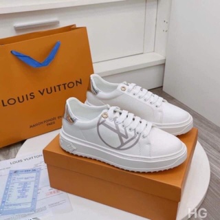 Giày thể thao lv hoạ tiết tròn fullbox