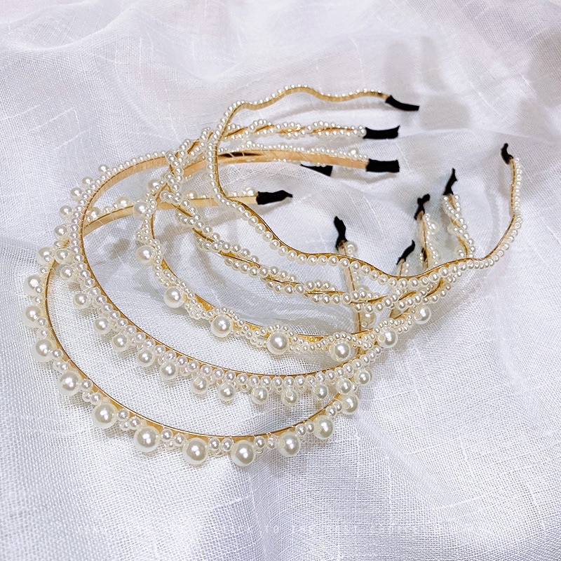 Sỉ 10 chiếc bờm tóc hạt trai thiết kế cầu kỳ [HÀNG Đẹp BÁN SHOP]