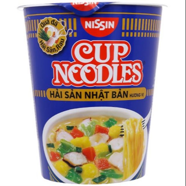 Combo 10 Mì ly Nissin các loại Nhật Bản