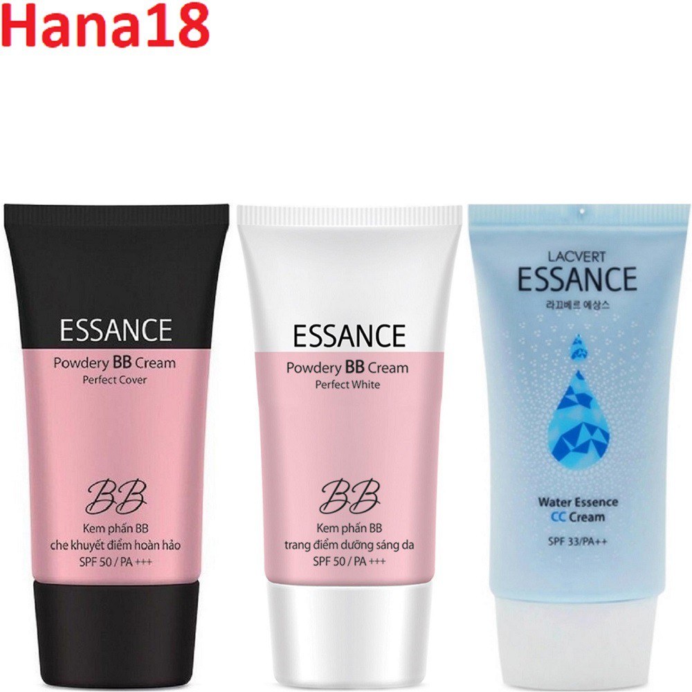 Kem phấn trang điểm Essance Powdery Cream SPF50 30ml Hana18 cung cấp hàng 100% chính hãng CHUANHOT