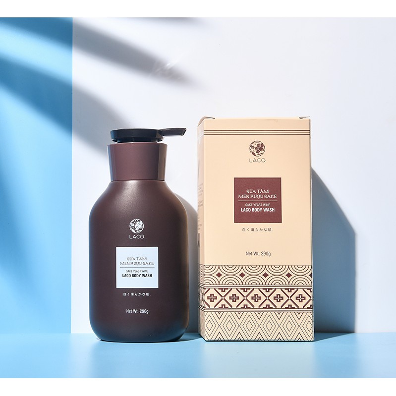 Sữa tắm trắng da men ru.ou sake 300ml cho làn da trắng sáng mịn màng