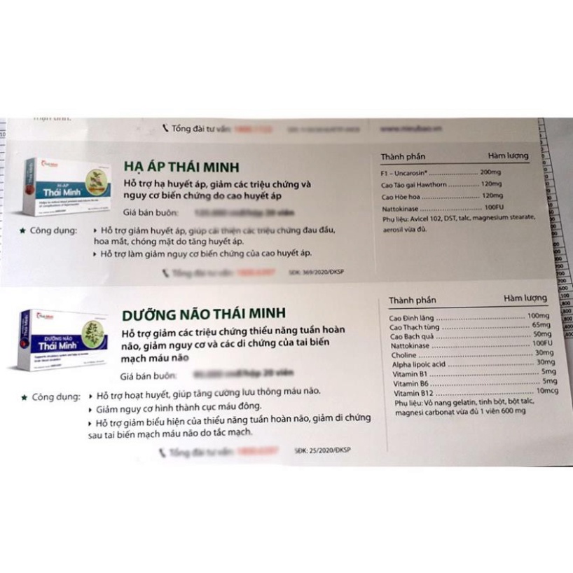 [CHÍNH HÃNG ] H-Ap Thái Minh / Hạ Áp Thái Minh – Hỗ Trợ Cải Thiện Triệu Chứng Và Biến Chứng Của Tăng Huyết Áp