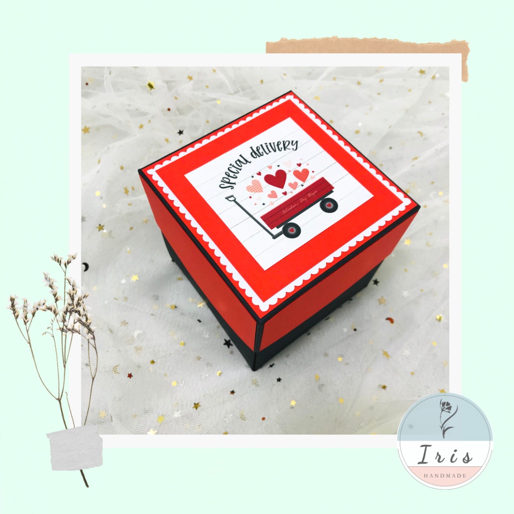 Hộp quà Love Box 1 lớp làm quà tặng siêu ý nghĩa