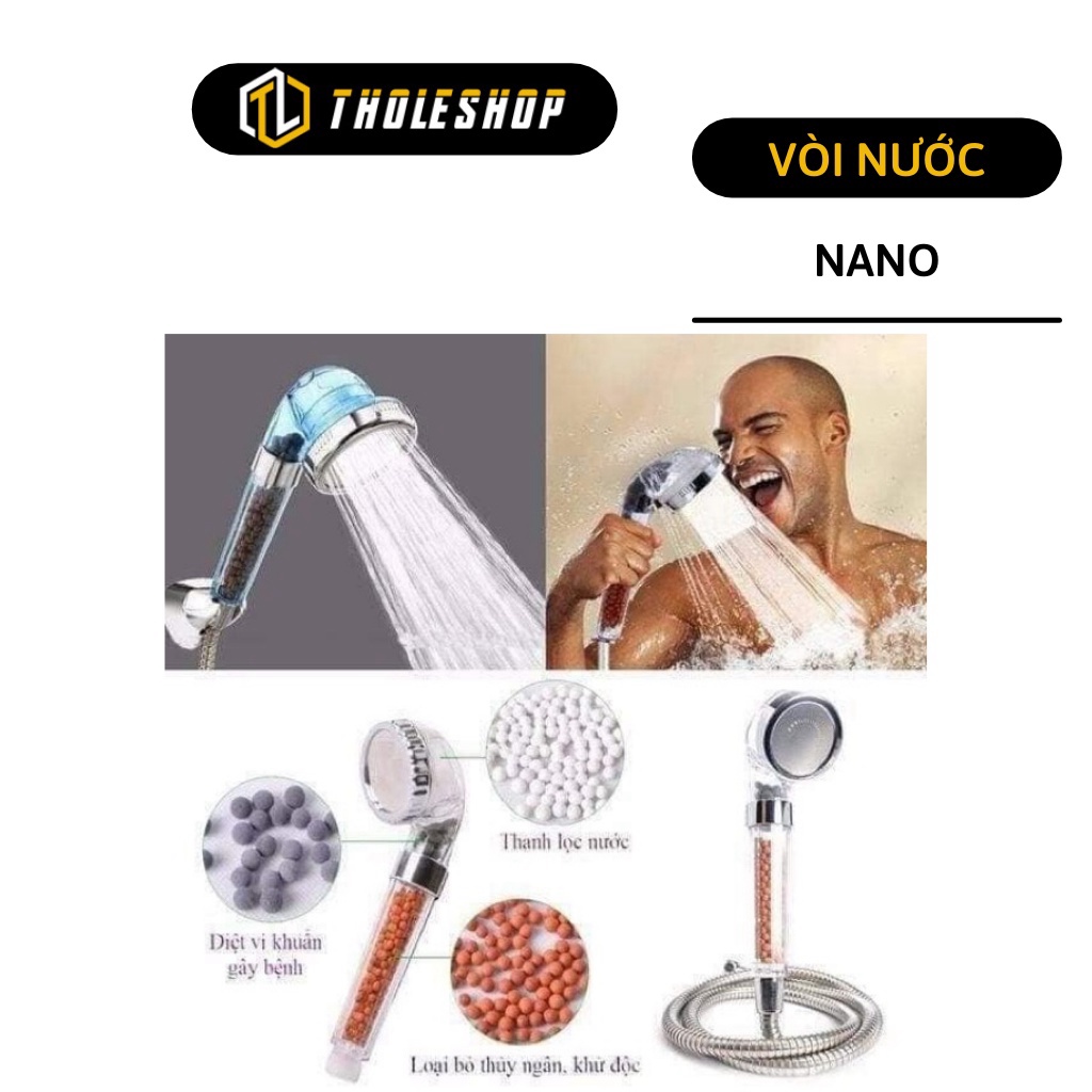 [SGD] Bộ Vòi sẽ tăng áp - Vòi tắm Nano hoa sen tạo áp suất, sử lý công nghệ Nano tiêu diệt mọi vi khuẩn trong nước 2583