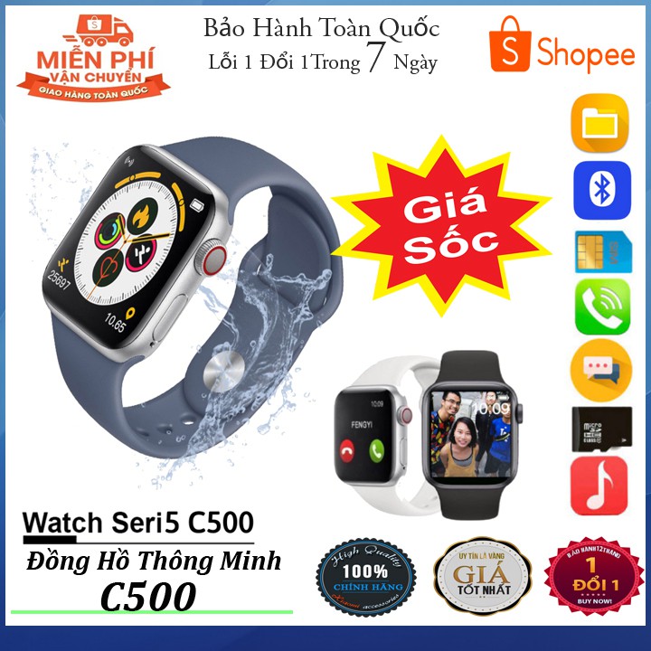 💥Bảo hành 2 năm💥💝Đồng Hồ Thông Minh Watch C6-C500 💝 Lắp Sim Nghe Gọi Nhắn Tin