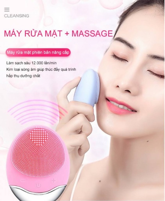 Máy Rửa Mặt Massage Cao Cấp 2 IN 1 MCMELLCAO | BigBuy360 - bigbuy360.vn