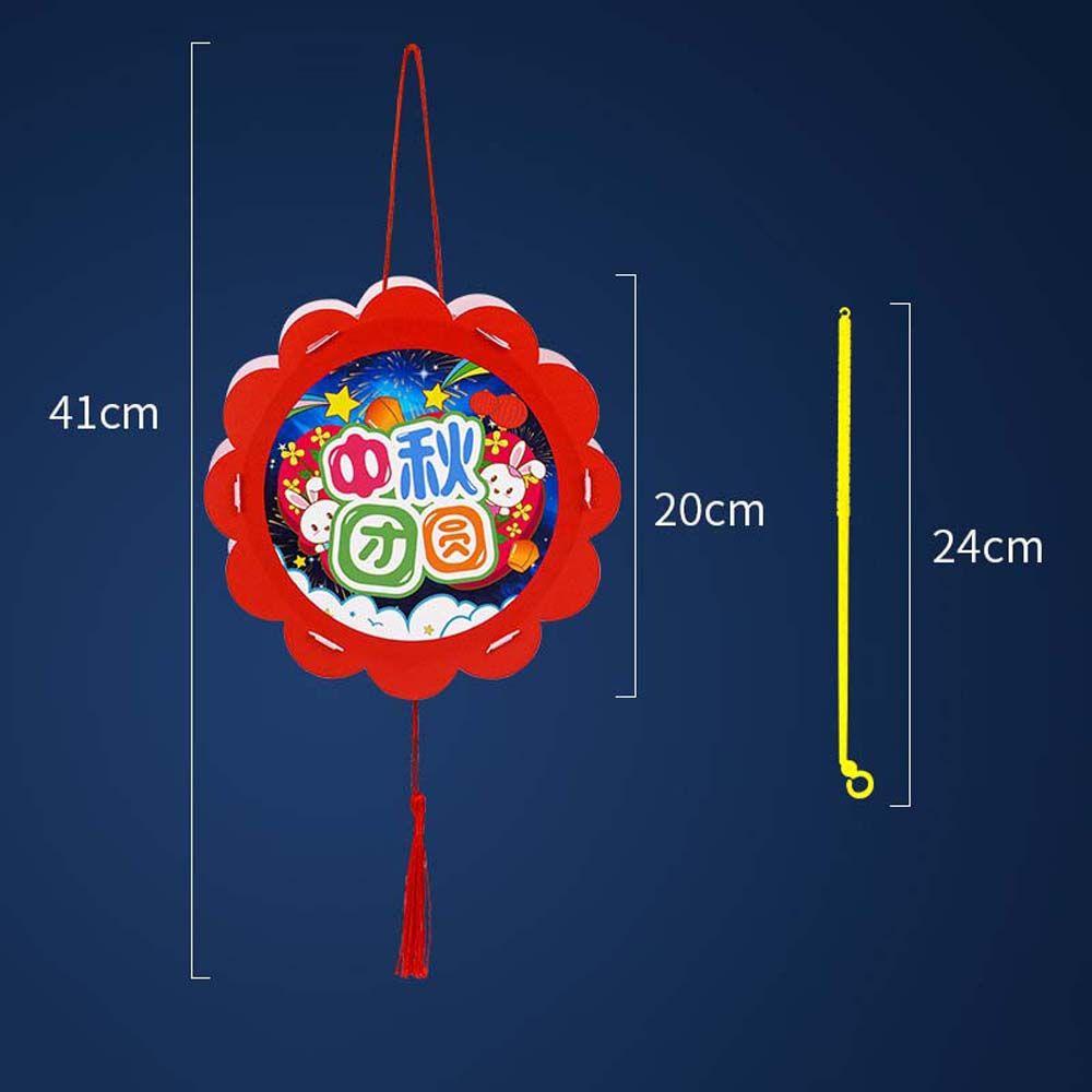Lồng Đèn Giấy Chiếu Hình Hoa Phong Cách Trung Quốc Trang Trí Lễ Hội