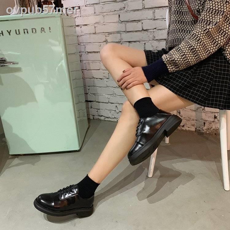 ℗Năm 2020 mùa thu net người nổi tiếng mới giày da nhỏ nữ sinh viên phong cách Hàn Quốc đại học giản dị tất cả phù