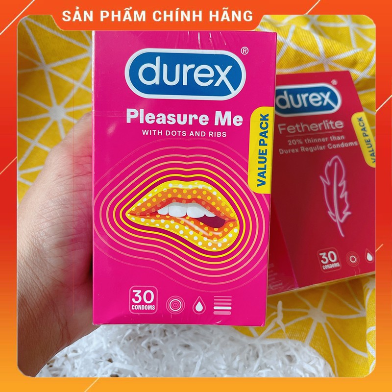 Bao cao su siêu mỏng siêu dai Durex hộp 30 chiếc - xuất xứ Úc