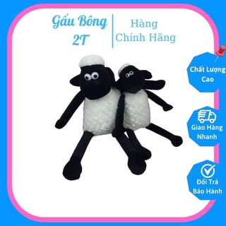 Gấu Bông Cừu Shaun The Sheep Cute Gấu Bông Gối Ôm Hình Cừu Trắng Vải Nhung Mềm Mịn Cao Cấp.