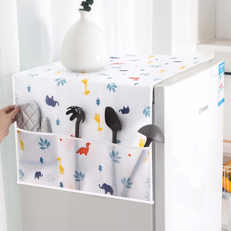 SUPO DEPOT - Túi đựng đồ  treo tủ lạnh chống thấm nước chống bụi họa tiết hoạt hình